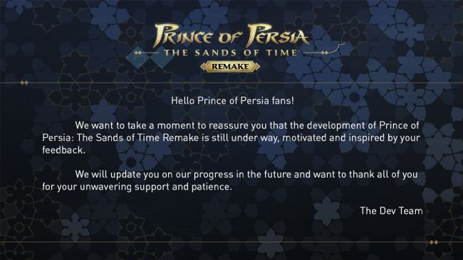 Prince of Persia: The Sands of Time Remake