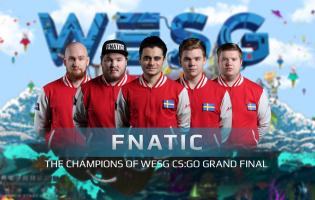 電競組織 Fnatic 贏得世界電子競技運動會的《CS:GO》決賽