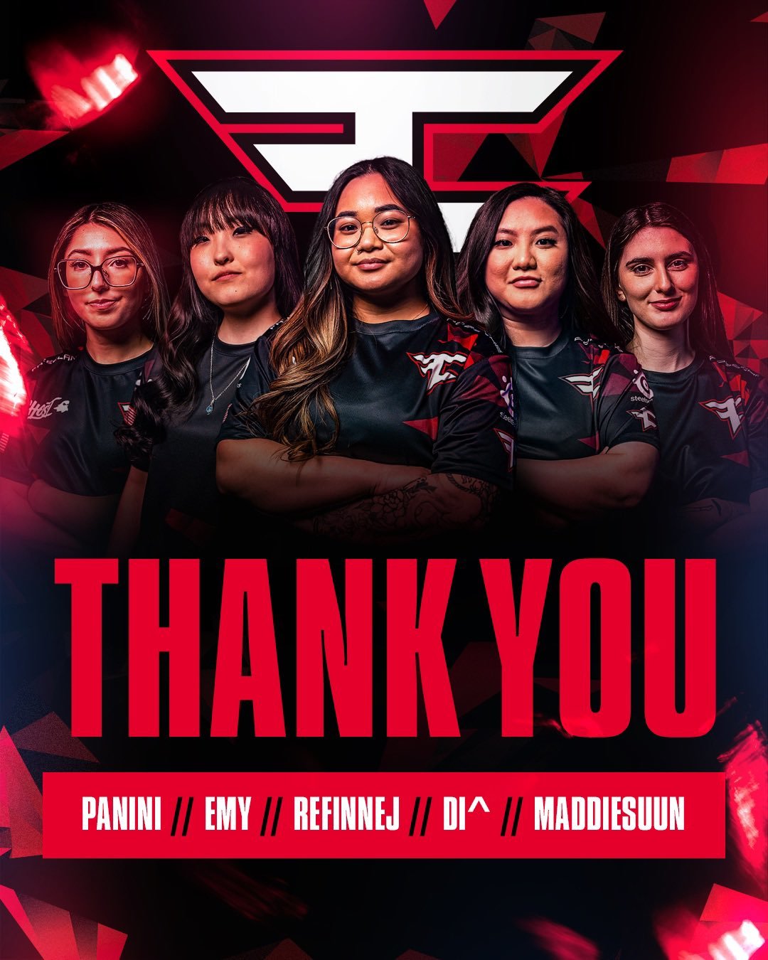 FaZe Clan Releases Entire Valorant Game Changers Team