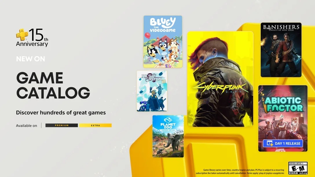 賽博朋克 2077、Bluey 等遊戲終於登陸 PlayStation Plus