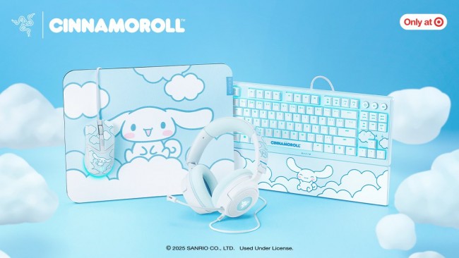 Razer 推出新的 Cinnamoroll 外圍設備
