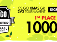 在我們的耶誕節 CS：GO 錦標賽中贏得 1000 歐元