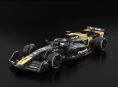 美泰公司提供布拉德·彼特 （Brad Pitt） 的 APXGP F1 汽車的 1：64 比例模型