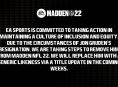 在詆毀電子郵件醜聞後，EA 將 NFL 主教練 Jon Gruden 從《Madden NFL 22》中撤除