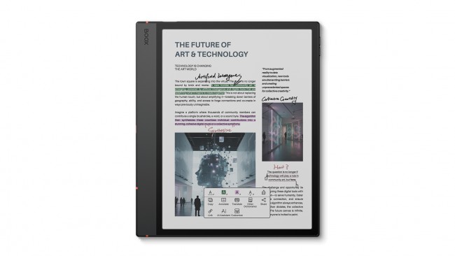 BOOX 推出兩款新型號的彩色電子墨水設備,現已發售