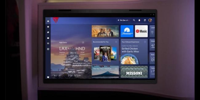 Delta Air Lines va améliorer son divertissement en vol avec des écrans 4K HDR QLED