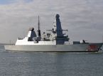 HMS Dragon 參加北大西洋的北約導彈防禦演習