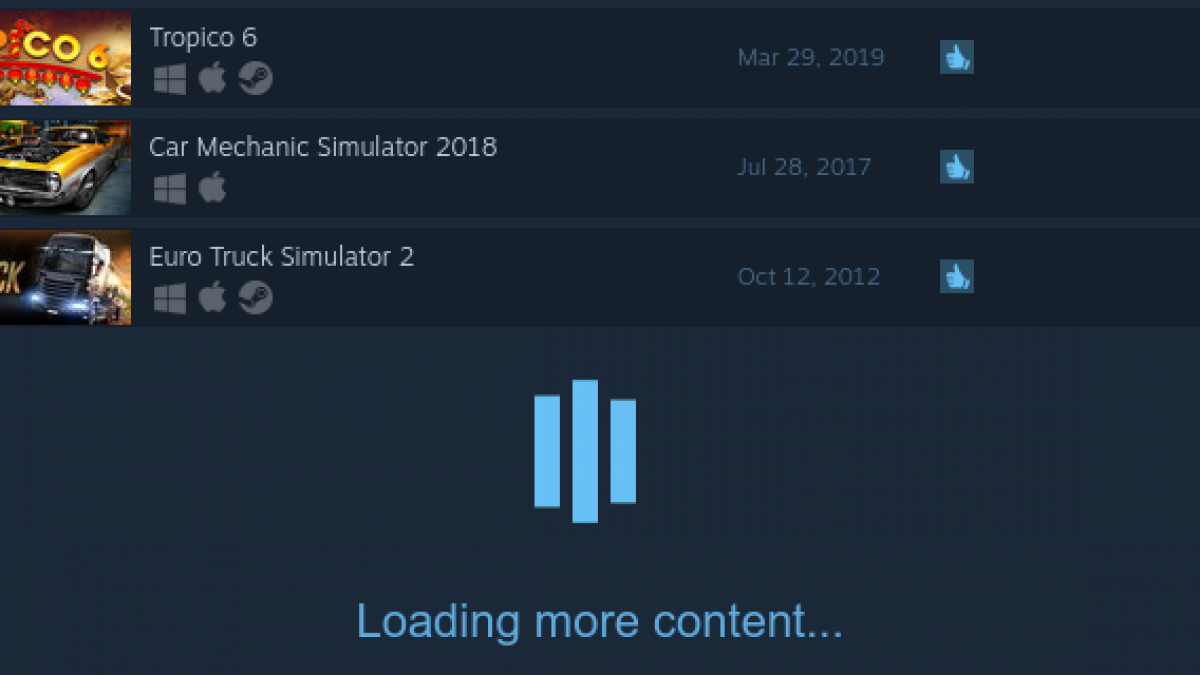 Steam 推出更新 現在可以針對價格進行設定並在搜尋時排除已擁有的遊戲 Gamereactor Steam 推出更新 現在可以針對價格進行設定並在搜尋時排除已擁有的遊戲 Gamereactor