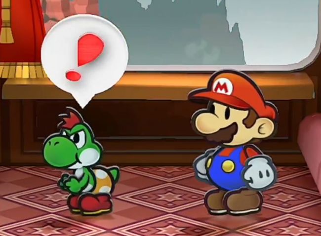 This is what Yoshi looks like in Paper Mario 2 Remake