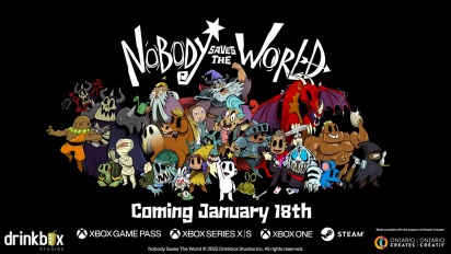 Nobody Saves the World - Launch Date Reveal Trailer