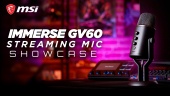 MSI Immerse GV60 串流麥克風展示